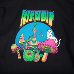RIPNDIP Psychedelic Hoodie (Black) 5 RIPNDIP Psychedelic Hoodie (Black) -Urban Fashion Shop 0000 RND1820 BACK DETAIL
