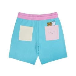 RIPNDIP Teddy Fresh BFF Sweat Shorts (Multi) -Urban Fashion Shop 0027 KK2A0166