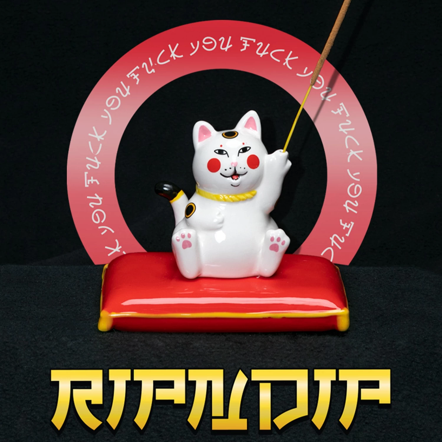 RIPNDIP Lucky Nerm Incense Holder (Red) 2 RIPNDIP Lucky Nerm Incense Holder (Red) - Image 2