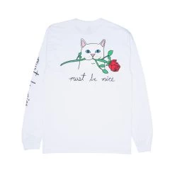 RIPNDIP Romantic Nerm Long Sleeve (White)