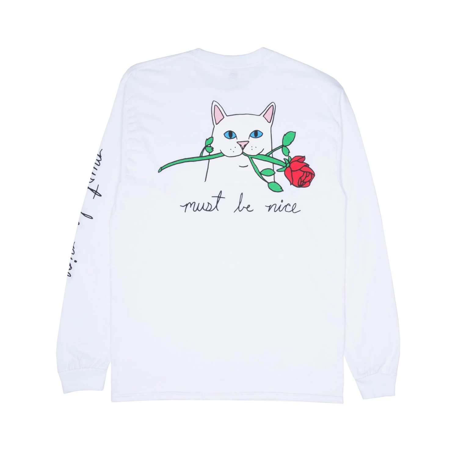 RIPNDIP Romantic Nerm Long Sleeve (White) 1 RIPNDIP Romantic Nerm Long Sleeve (White)