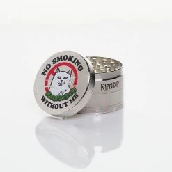 RIPNDIP No Smoking Grinder (Silver) 6 RIPNDIP No Smoking Grinder (Silver) -Urban Fashion Shop 420 0008 4 20 21 ripNDip 073
