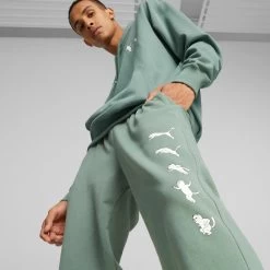 PUMA X RIPNDIP Morph Sweatpants (Eucalyptus) -Urban Fashion Shop 622199 44 mod03
