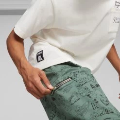 PUMA X RIPNDIP AOP Twill Pants (Eucalyptus) 10 PUMA X RIPNDIP AOP Twill Pants (Eucalyptus) -Urban Fashion Shop 622200 44 mod03