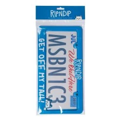 RIPNDIP Tailgater License Plate Frame (Blue) -Urban Fashion Shop 7. 0040 KK2A2850