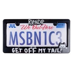 RIPNDIP Tailgate License Plate Frame (Black)