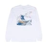 RIPNDIP The Great Wave Of Nerm Long Sleeve (White)