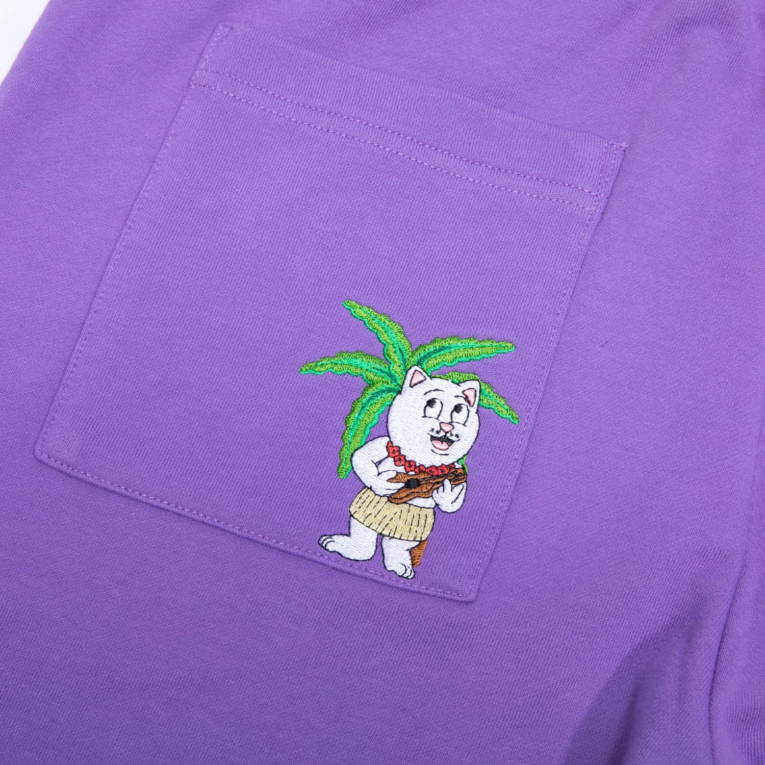 RIPNDIP Aloha Nerm Sweatshorts (Lavender) 4 RIPNDIP Aloha Nerm Sweatshorts (Lavender) - Image 4