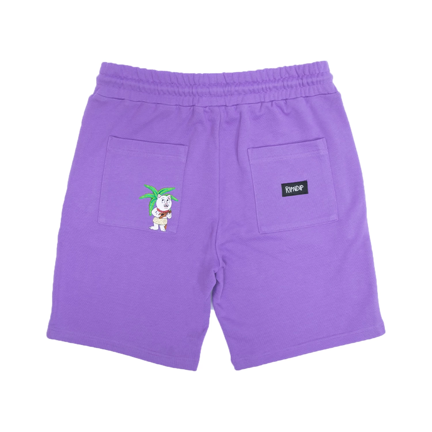 RIPNDIP Aloha Nerm Sweatshorts (Lavender) 3 RIPNDIP Aloha Nerm Sweatshorts (Lavender) - Image 3