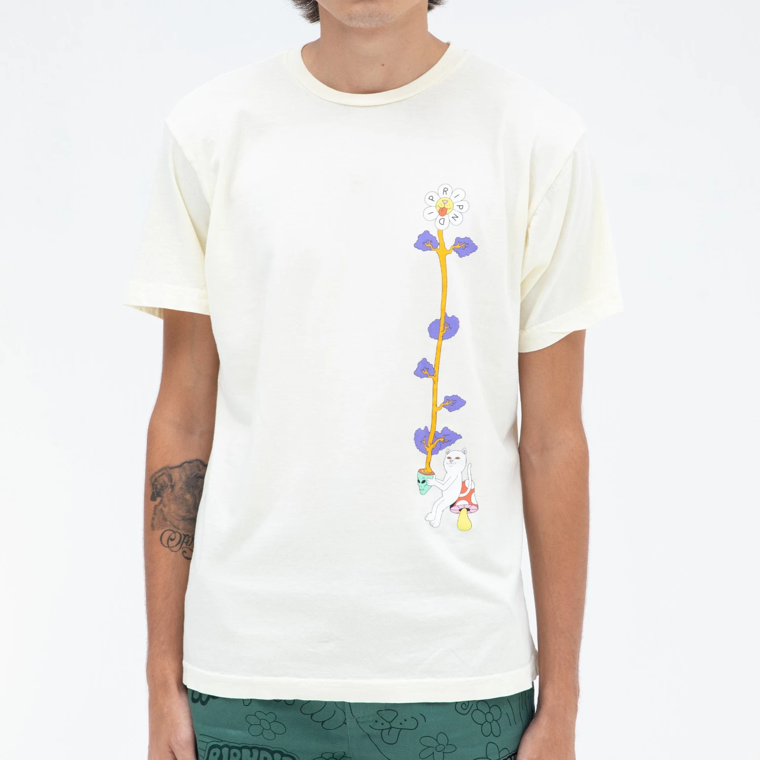 RIPNDIP Plant Based Tee (Natural) 2 RIPNDIP Plant Based Tee (Natural) - Image 2