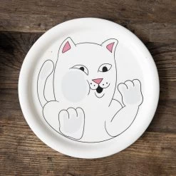 RIPNDIP Squished Nerm Ceramic Plate (White) -Urban Fashion Shop Fall21 Hovers 0077 027A0016