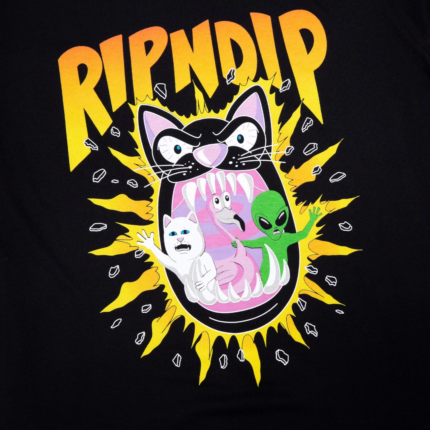 RIPNDIP Hellavanight Tee (Black) 2 RIPNDIP Hellavanight Tee (Black) - Image 2