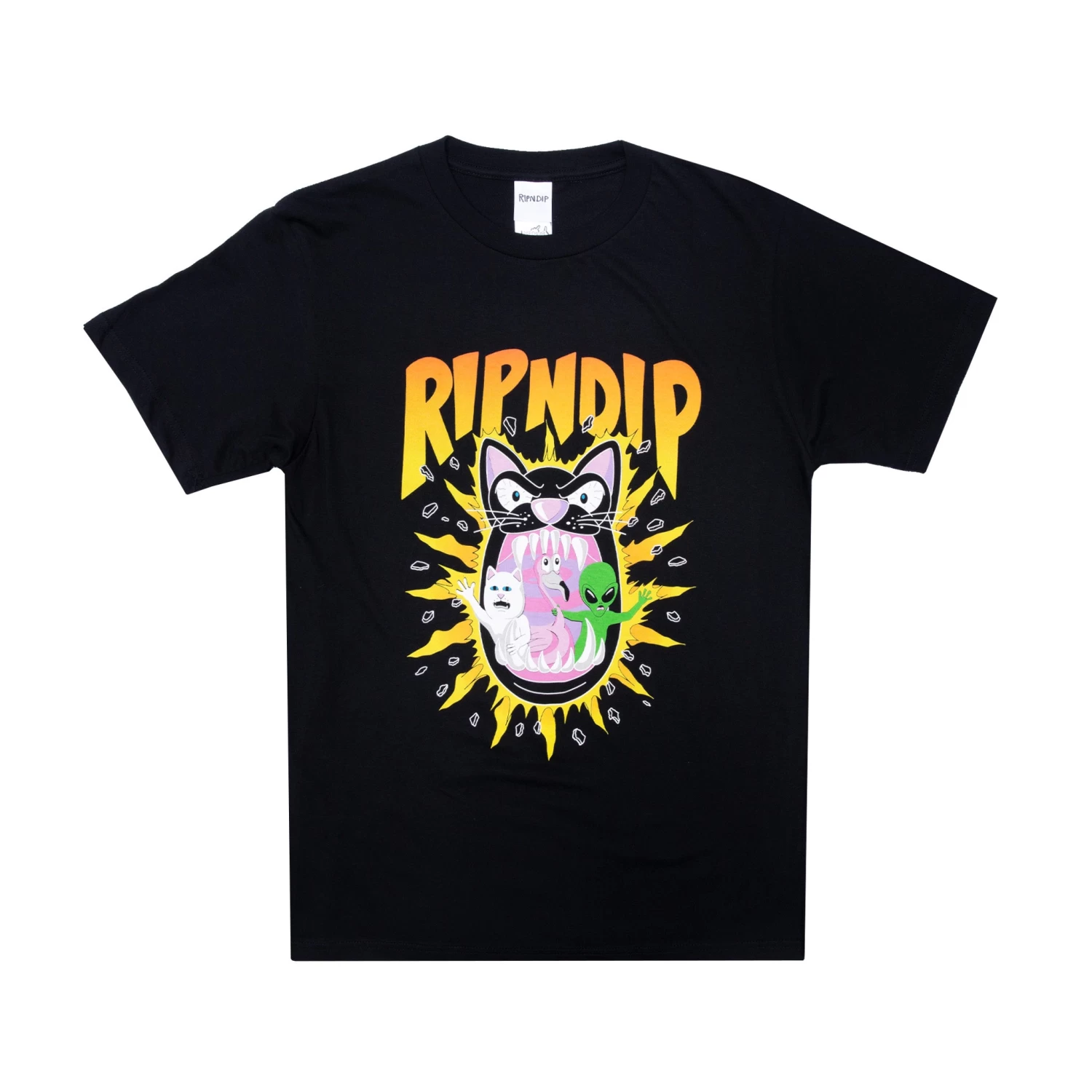 RIPNDIP Hellavanight Tee (Black) 1 RIPNDIP Hellavanight Tee (Black)