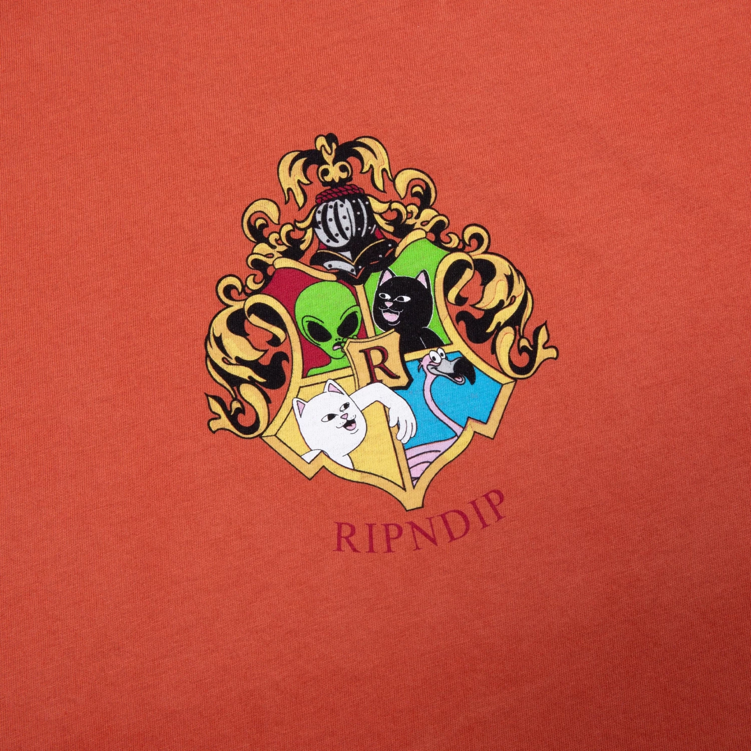 RIPNDIP Goblets On Fire Tee (Clay) 3 RIPNDIP Goblets On Fire Tee (Clay) - Image 3