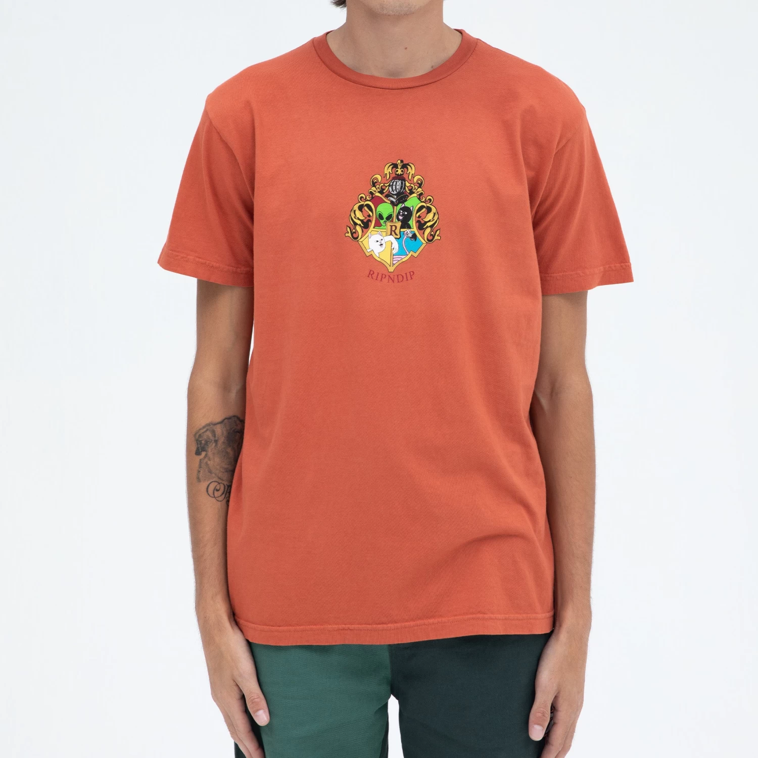 RIPNDIP Goblets On Fire Tee (Clay) 2 RIPNDIP Goblets On Fire Tee (Clay) - Image 2
