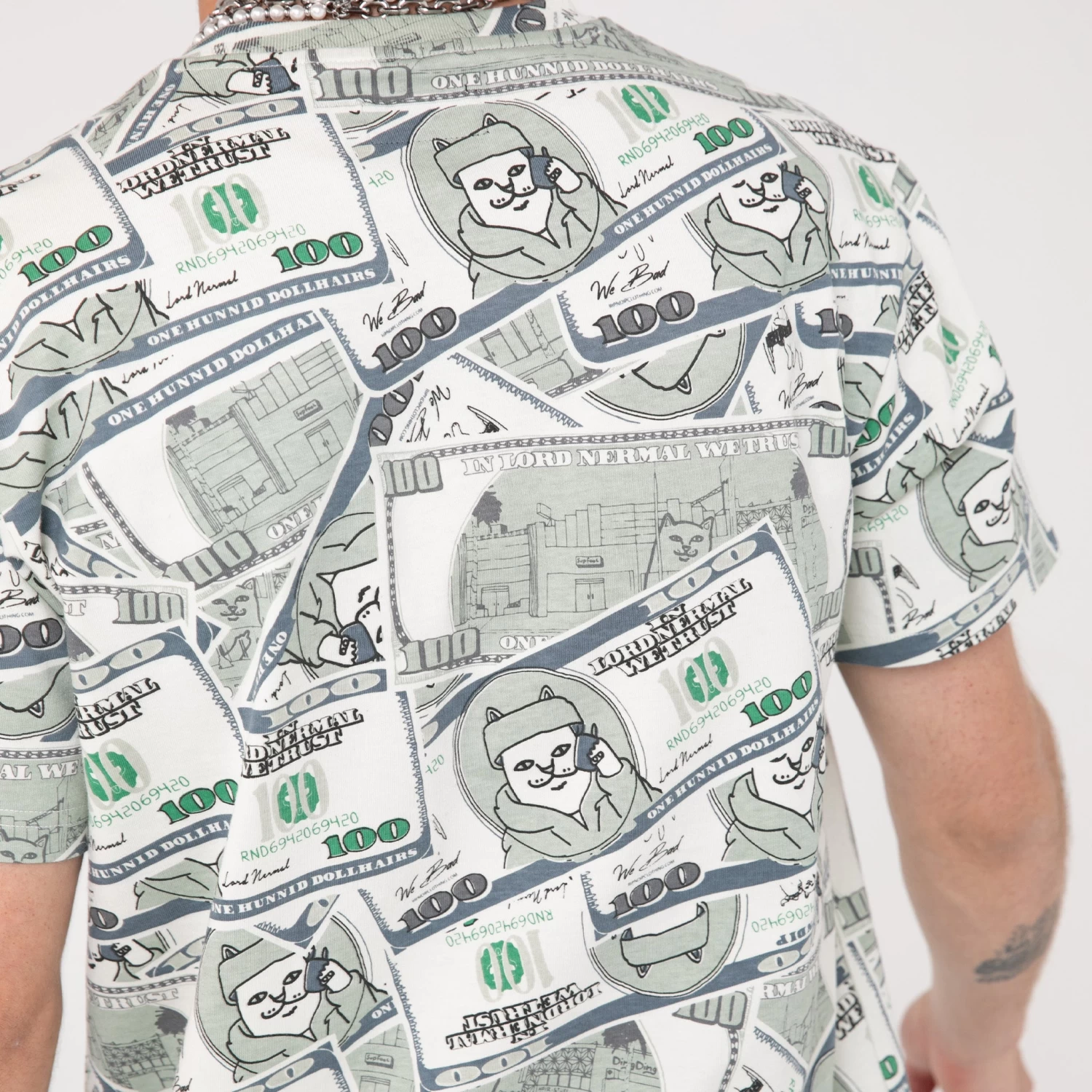 RIPNDIP Moneybag Tee (Olive) 2 RIPNDIP Moneybag Tee (Olive) - Image 2