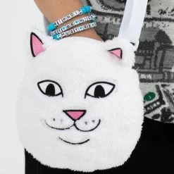RIPNDIP Lord Nermal Sherpa Crossbody Bag (White) -Urban Fashion Shop Fall232048x2048hovers 0036 027A3065