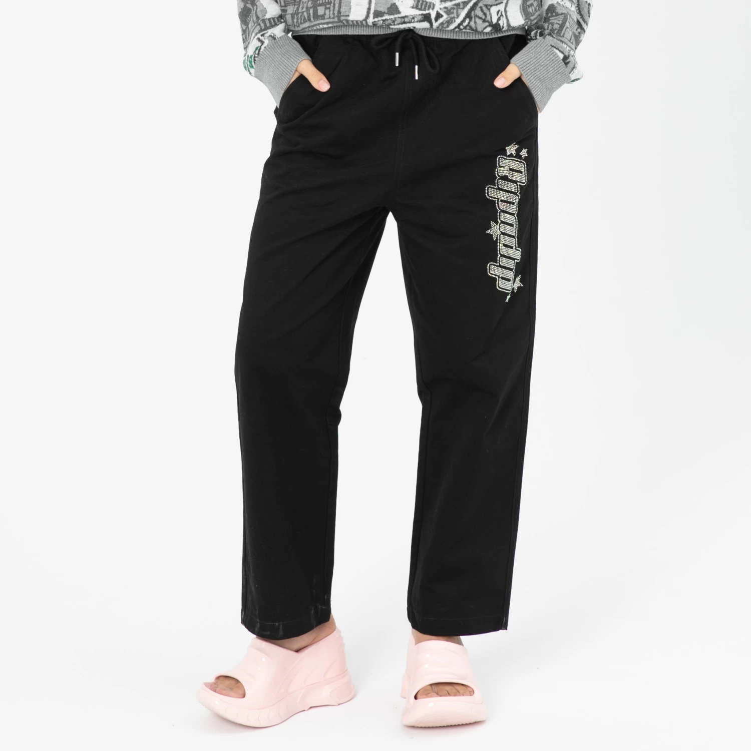 RIPNDIP Kawaii Nerm Wide Leg Pants (Black) 2 RIPNDIP Kawaii Nerm Wide Leg Pants (Black) - Image 2