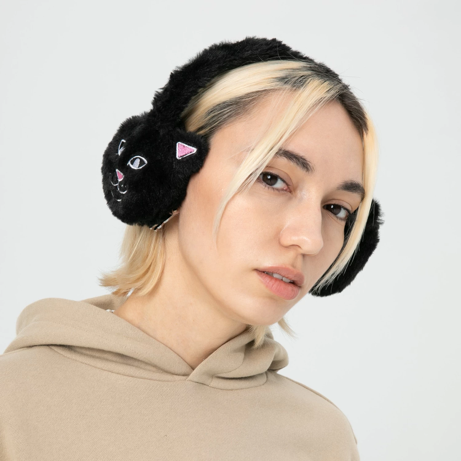 RIPNDIP Lord Jermal Sherpa Earmuffs (Black) 2 RIPNDIP Lord Jermal Sherpa Earmuffs (Black) - Image 2