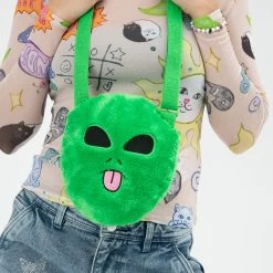 RIPNDIP Lord Alien Sherpa Crossbody Bag (Green) -Urban Fashion Shop Fall232048x2048hovers 0057 027A2818