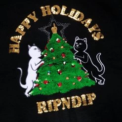 RIPNDIP Litmas Tree Knitted Sweater (Black) -Urban Fashion Shop Holiday20hoodies 0002 027A0042