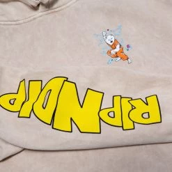 RIPNDIP Super Sanerm Hoodie (Beige Vintage Wash) -Urban Fashion Shop Holiday21 Hoodies 0001 KK2A7187