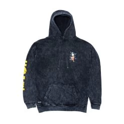 RIPNDIP Super Sanerm Hoodie (Black Mineral Wash) -Urban Fashion Shop Holiday21 Hoodies 0005 KK2A1729