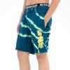 RIPNDIP Super Sanerm Sweatshorts (Navy/Neon Green Dye)
