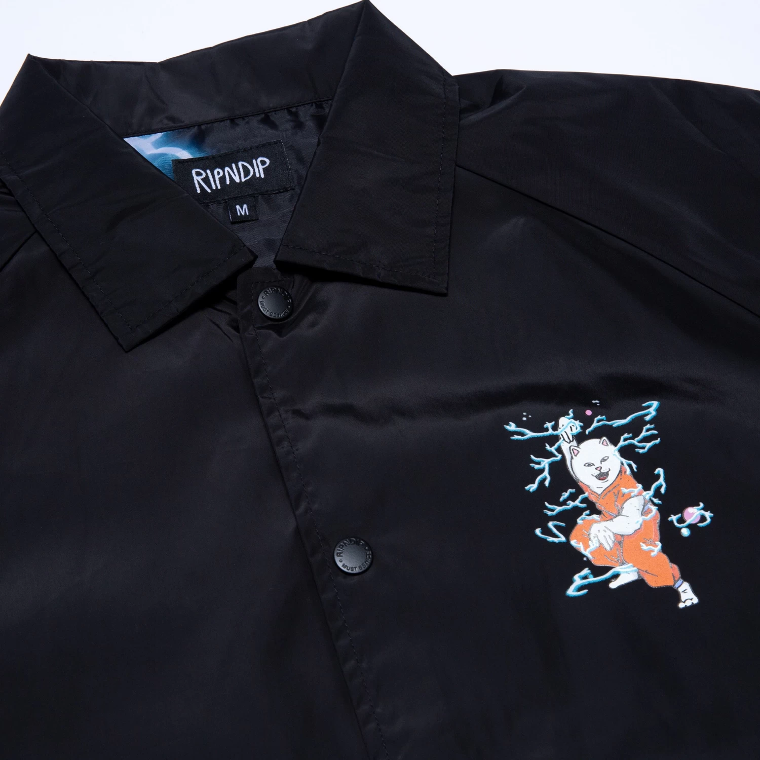 RIPNDIP Super Sanerm Coach Jacket (Black) 5 RIPNDIP Super Sanerm Coach Jacket (Black) - Image 5