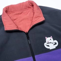 RIPNDIP Shmoody Polar Fleece Quilted Reversible Jacket (Clay/Purple) -Urban Fashion Shop Holiday21 Jackets 0051 KK2A0012