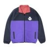 RIPNDIP Shmoody Polar Fleece Quilted Reversible Jacket (Clay/Purple)