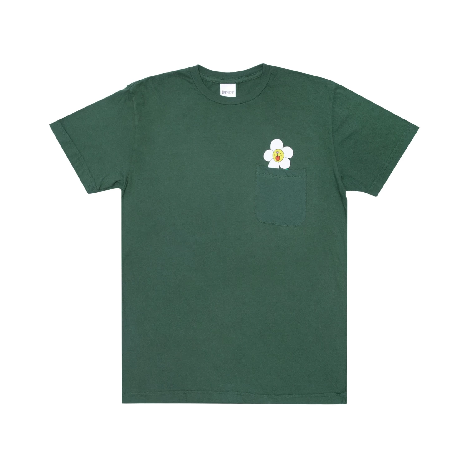 RIPNDIP Nerms Of A Feather Pocket Tee (Olive) 4 RIPNDIP Nerms Of A Feather Pocket Tee (Olive) - Image 4