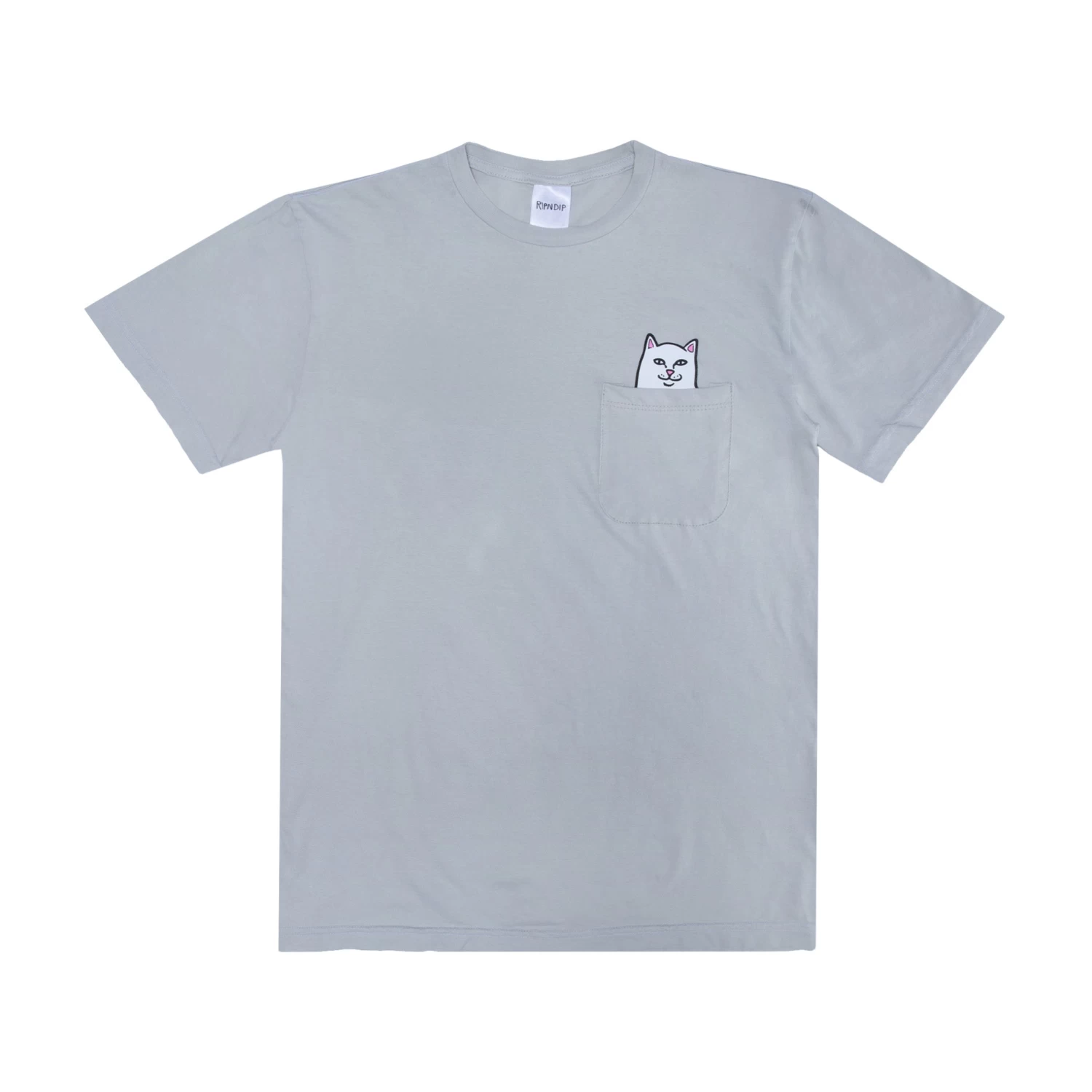 RIPNDIP Lord Nermal Pocket Tee (Grey) 1 RIPNDIP Lord Nermal Pocket Tee (Grey)