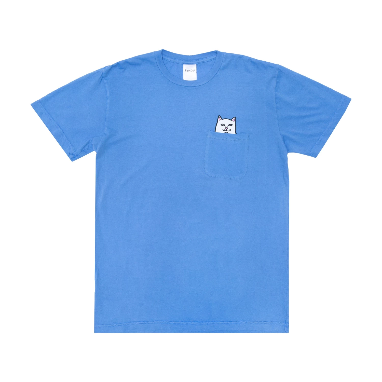 RIPNDIP Lord Nermal Pocket Tee (Cornflower Blue) 1 RIPNDIP Lord Nermal Pocket Tee (Cornflower Blue)