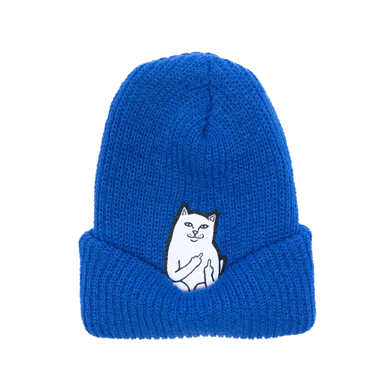 RIPNDIP Lord Nermal Beanie (Blue) 2 RIPNDIP Lord Nermal Beanie (Blue) - Image 2