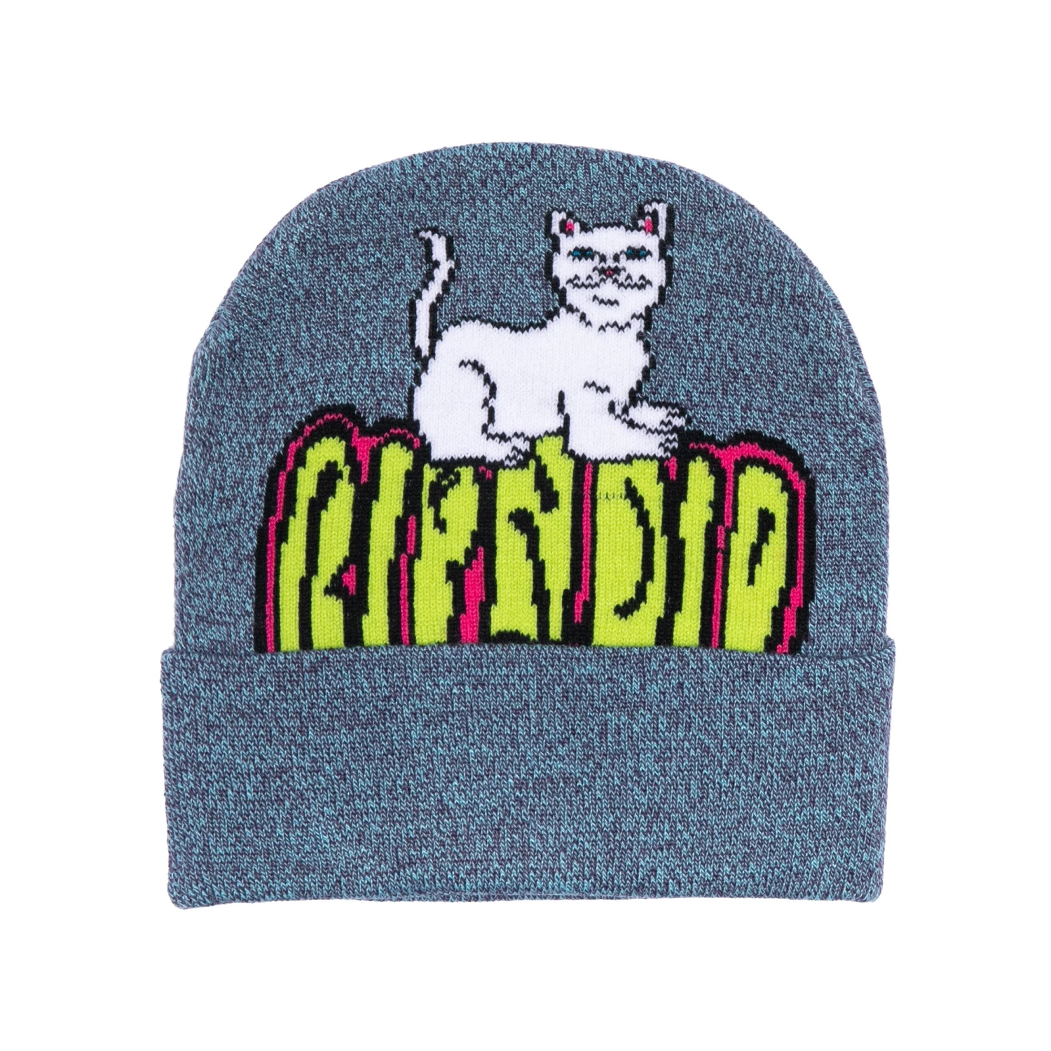 RIPNDIP Psychedelic Beanie (Purple) 1 RIPNDIP Psychedelic Beanie (Purple)