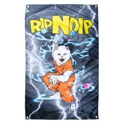 RIPNDIP Super Sanerm Wall Banner (Black)