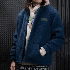 RIPNDIP Love N Dip Sherpa Jacket (Navy) 7 RIPNDIP Love N Dip Sherpa Jacket (Navy) -Urban Fashion Shop Holiday22 Hovers 0022 027A2067