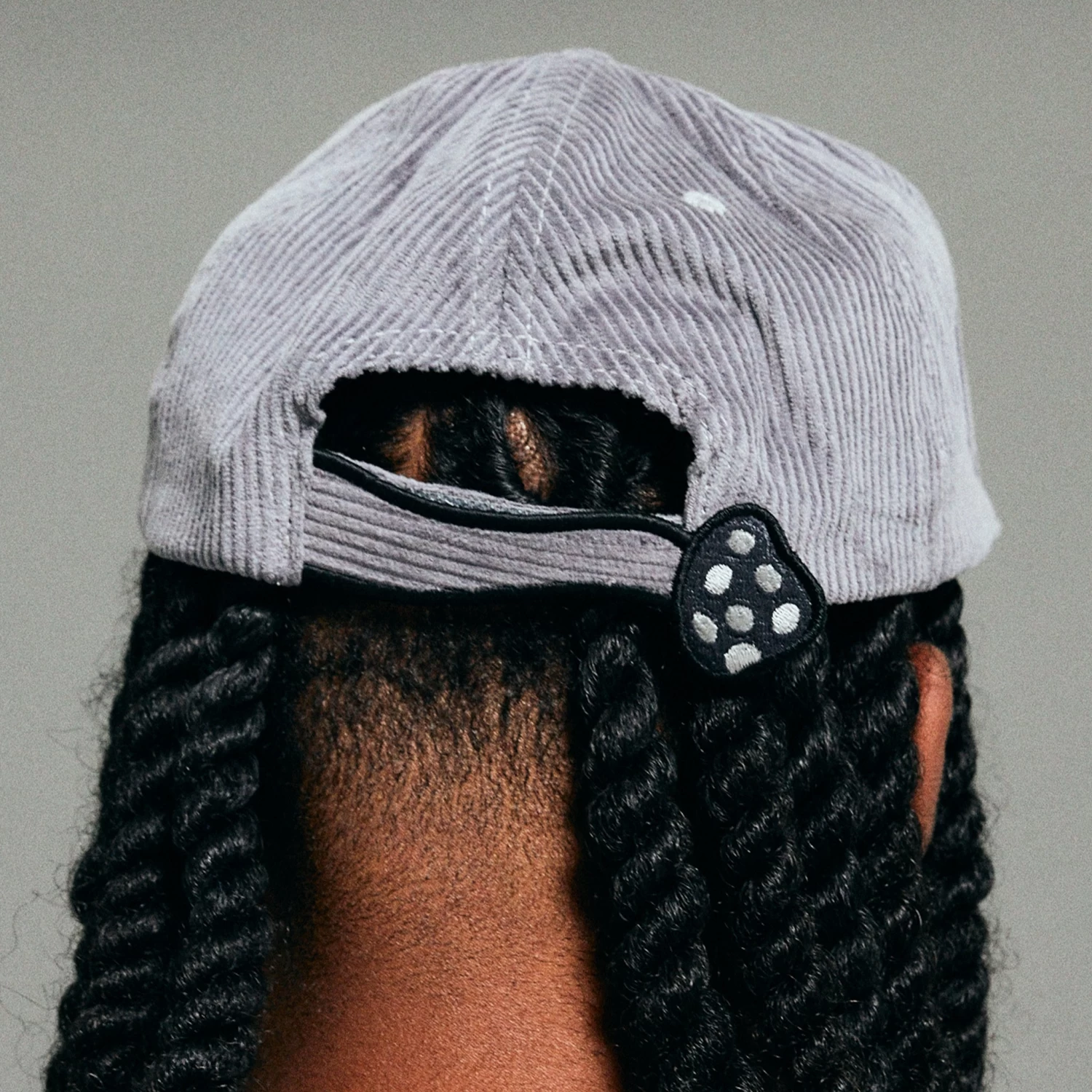 RIPNDIP Toadstool Corduroy Velcro 6 Panel Hat (Grey) 2 RIPNDIP Toadstool Corduroy Velcro 6 Panel Hat (Grey) - Image 2