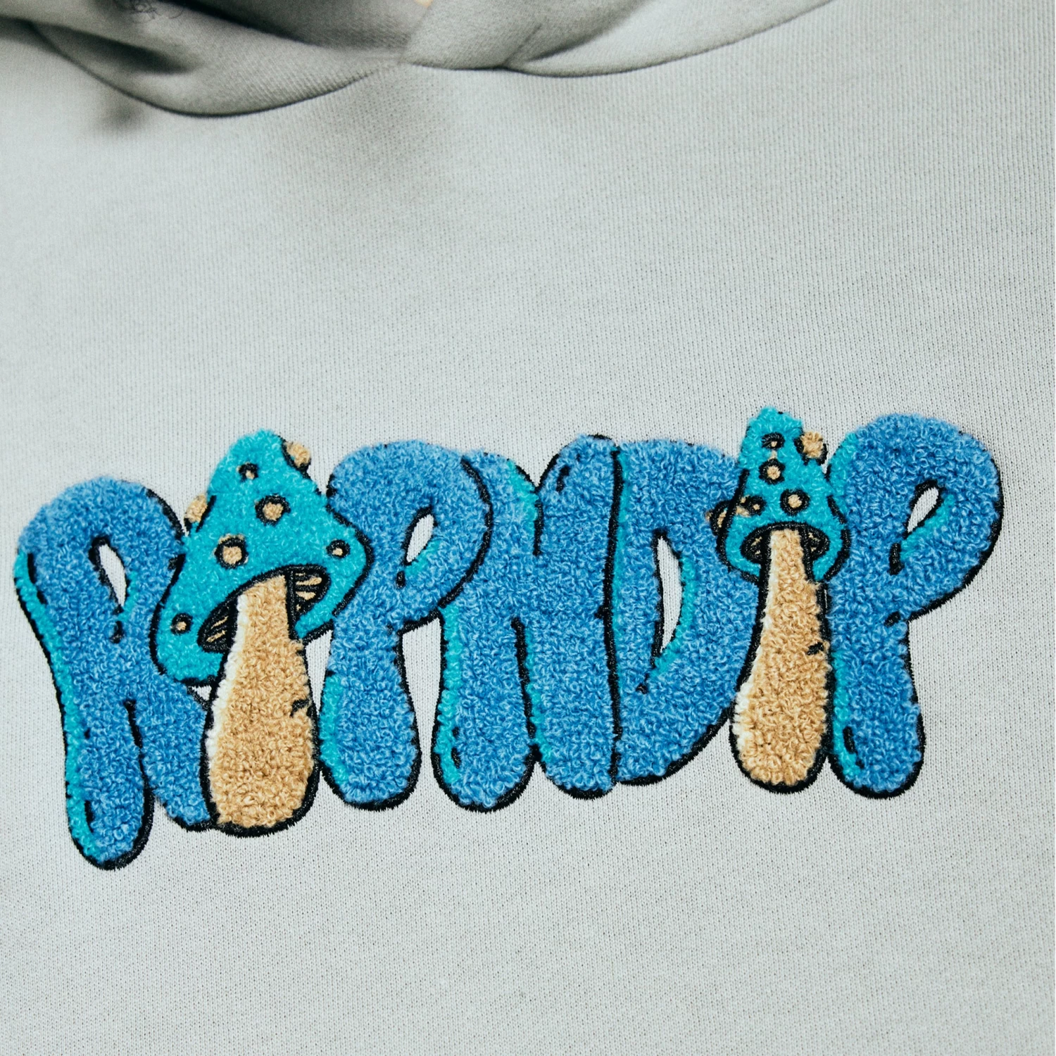 RIPNDIP Toadstool Hoodie (Grey) 2 RIPNDIP Toadstool Hoodie (Grey) - Image 2