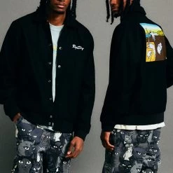 RIPNDIP Nermali Wool Jacket (Black) -Urban Fashion Shop Holiday23Hovers 0036 RND HO23 175