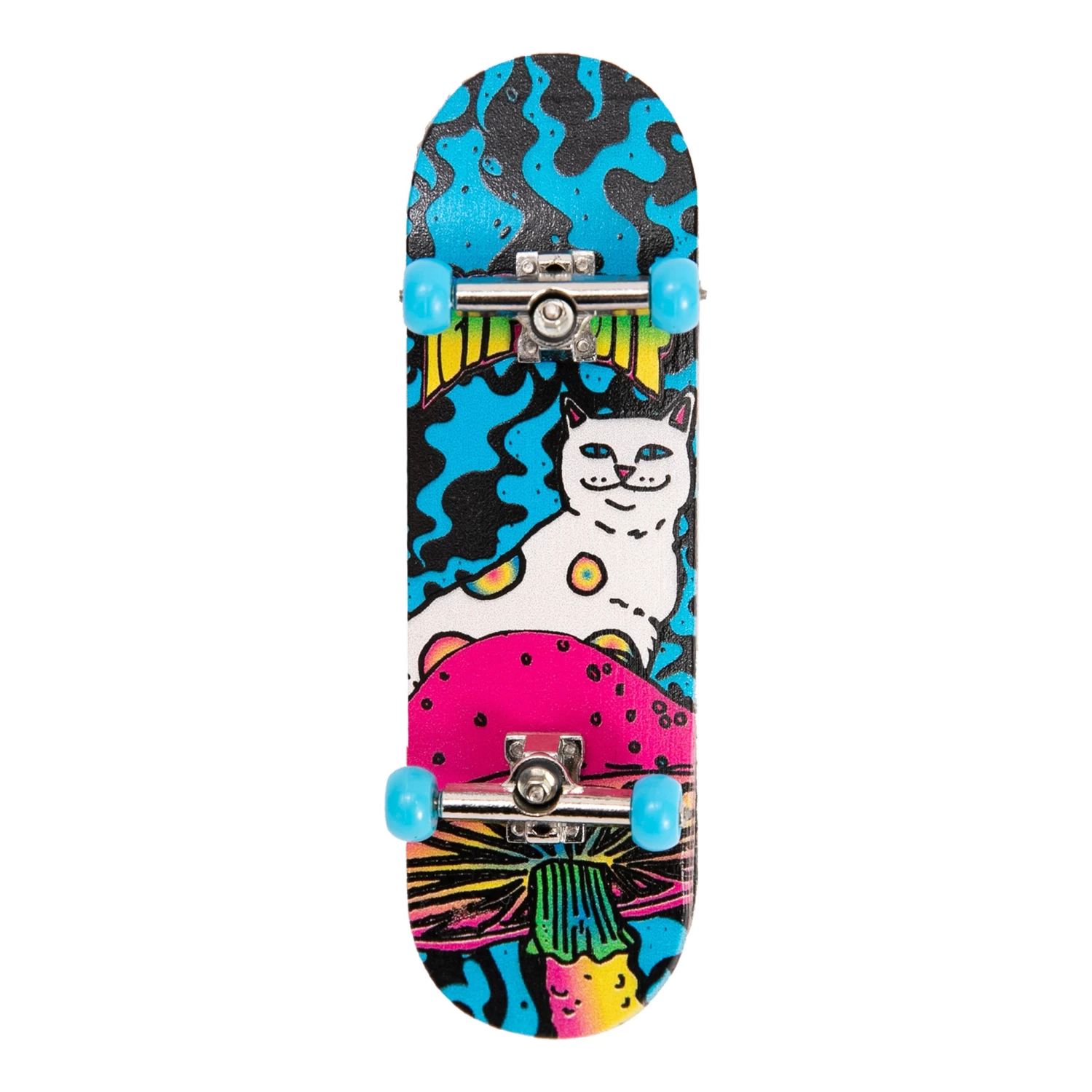 RIPNDIP Psychedelic Mini Skateboard (Multi) 1 RIPNDIP Psychedelic Mini Skateboard (Multi)