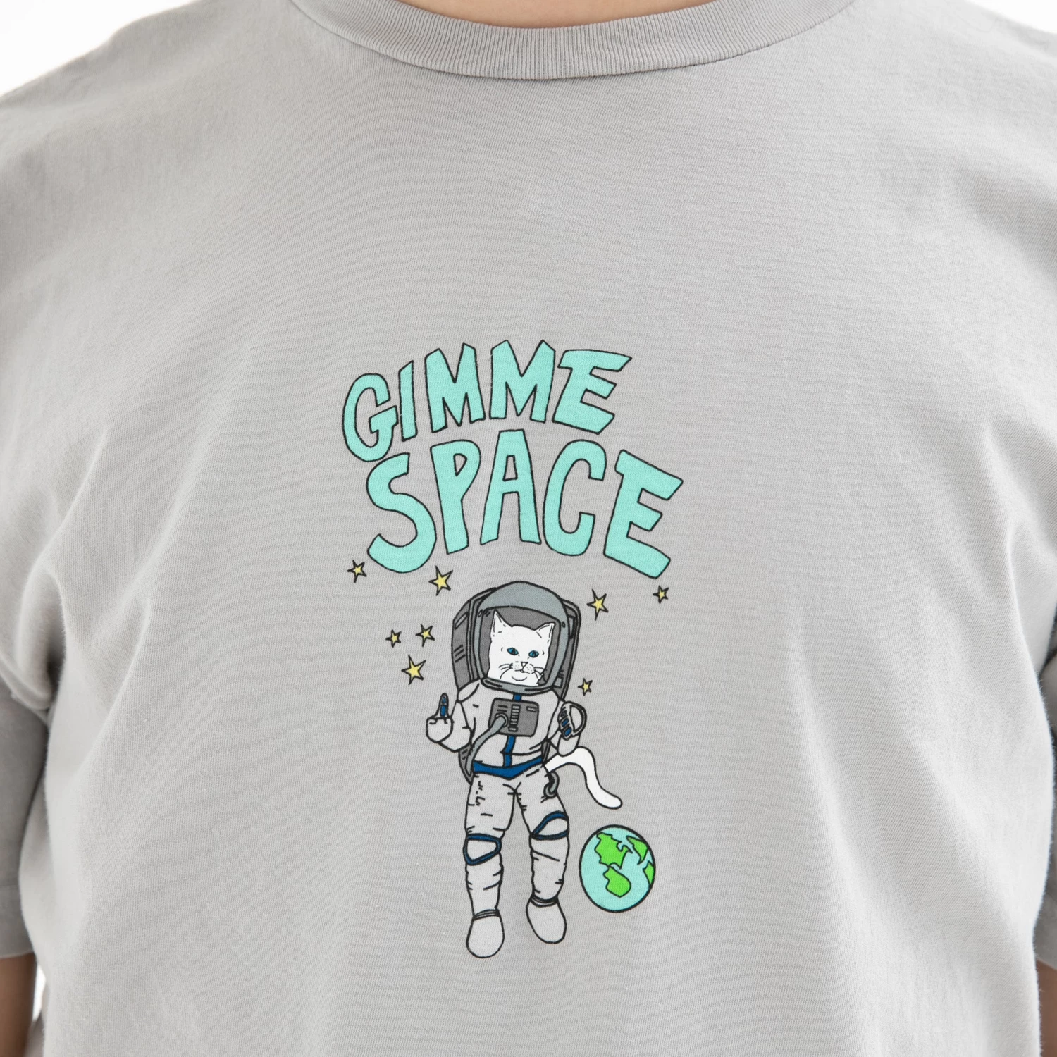 RIPNDIP Gimme Space Tee (Grey) 2 RIPNDIP Gimme Space Tee (Grey) - Image 2