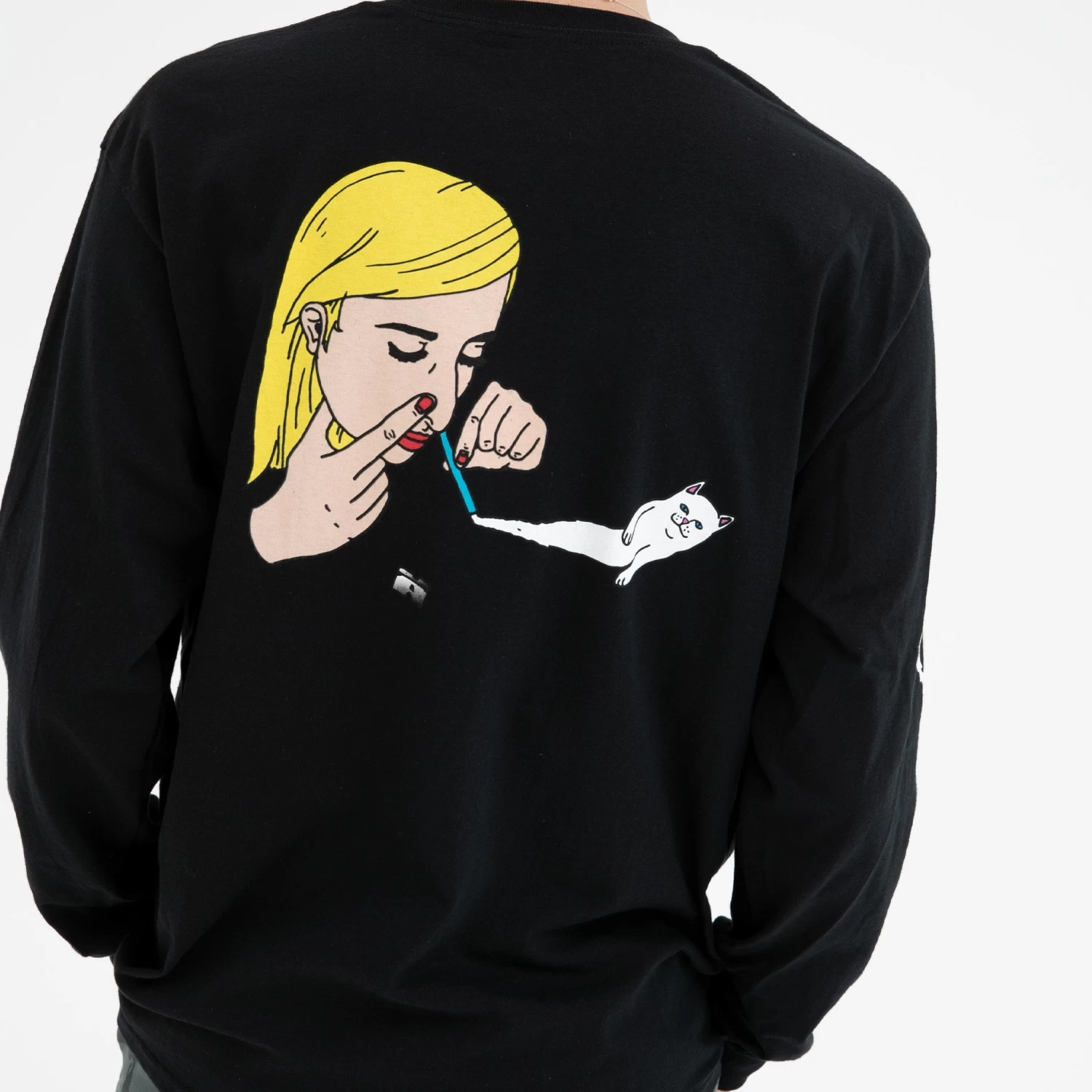 RIPNDIP Coconerm Long Sleeve (Black) 3 RIPNDIP Coconerm Long Sleeve (Black) - Image 3