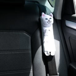 RIPNDIP Nermal Seat Belt Cover (White) -Urban Fashion Shop Hovers Fall225 0004 DogandCar45