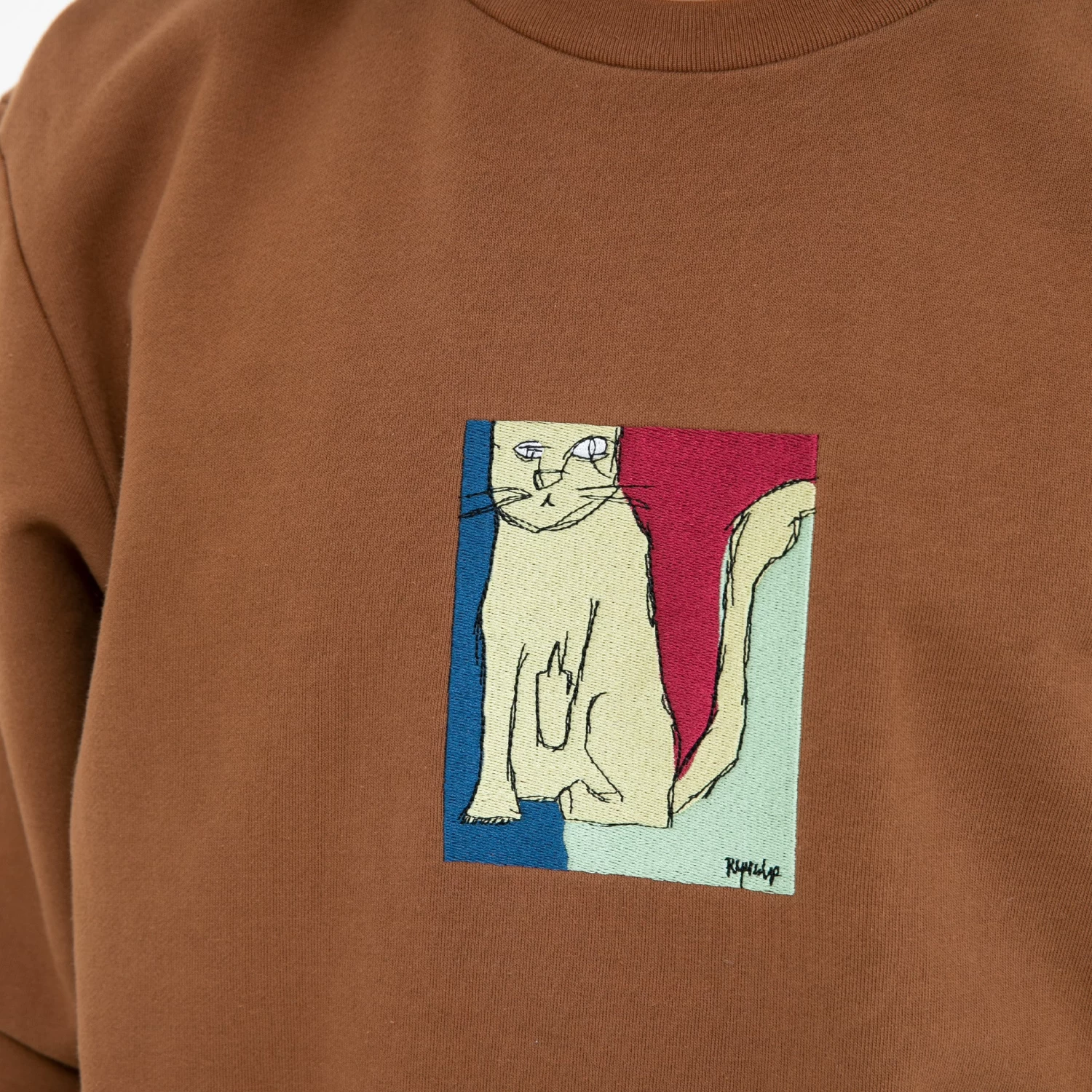 RIPNDIP Nermhol Crewneck (Brown) 2 RIPNDIP Nermhol Crewneck (Brown) - Image 2