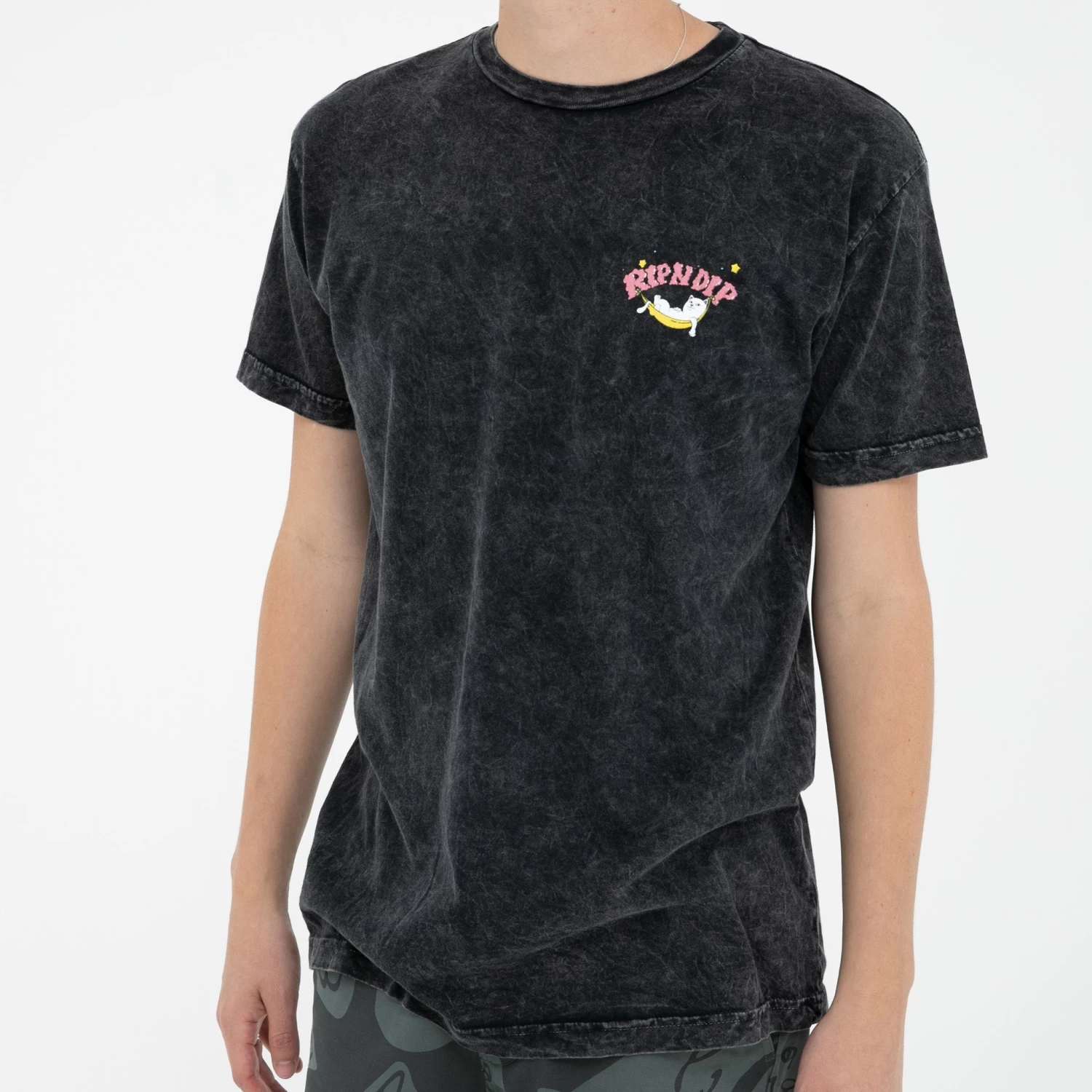 RIPNDIP High On Life Tee (Black Mineral Wash) 2 RIPNDIP High On Life Tee (Black Mineral Wash) - Image 2
