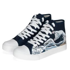 RIPNDIP Great Wave High-Top Shoes (Blue) 7 RIPNDIP Great Wave High-Top Shoes (Blue) -Urban Fashion Shop IMG 2138