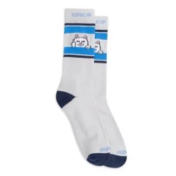 RIPNDIP Peeking Nermal Socks (Ash Heather/Navy)