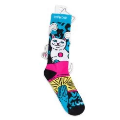 RIPNDIP Psychedelic Socks (Multi) -Urban Fashion Shop IMG 2327